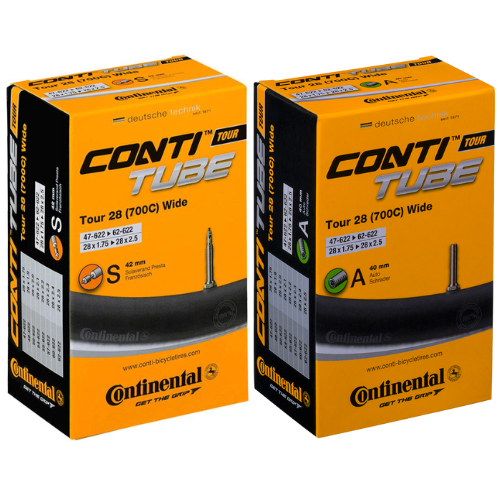 Continental Tour 28″ Wide Inner Tube – 700c x 47-62mm (1.75 – 2.5″ )